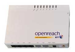 Openreach fibre modem