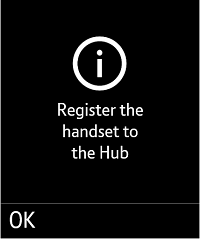 Register the handset