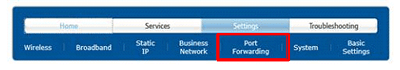 Set up port forwarding on the BT Hub